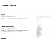 Tablet Screenshot of jeremytwilson.com